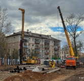Ход строительства дома 1 в ЖК Квартал 745 -