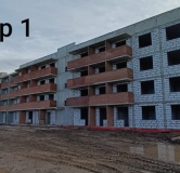 Ход строительства дома № 1 в ЖК Дзенпарк -