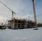 Ход строительства дома 1826 (ГП-76) в ЖК Беринг -