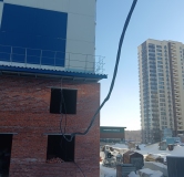 Ход строительства дома 2 в ЖК Выборная-Рябиновая -