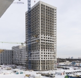 Ход строительства дома 1-4 в ЖК Уральский сад -