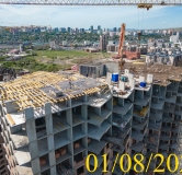 Ход строительства дома № 5.1 в ЖК Новоостровский -