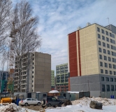 Ход строительства дома 1.1 в ЖК Патриот -