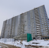 Ход строительства дома № 2 в ЖК Городские сады -