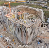 Ход строительства дома № 1457, ГП-72.102 в ЖК Мириады -