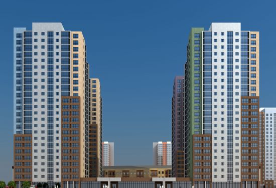 Дом 1 в ЖК Лесопарковый