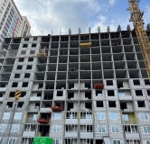 Ход строительства дома № 4 в ЖК Огни Автозавода -