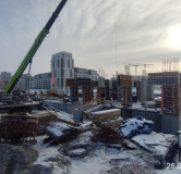 Ход строительства дома 14.6.2 в ЖК Притяжение -