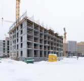 Ход строительства дома 1 в ЖК Солнечный (Эталон) -