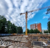 Ход строительства дома 35 в ЖК Гулливер -