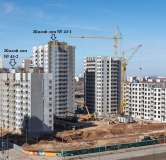 Ход строительства дома № 43-1, У озера в ЖК Южный Город -