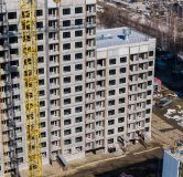 Ход строительства дома 4 в ЖК Гренландия -