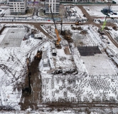 Ход строительства дома 10, корпус 1 в ЖК Остров-сад -