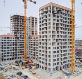 Ход строительства дома 32 в ЖК Символ -