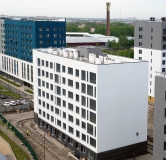 Ход строительства дома 8 в ЖК Акватория	 -