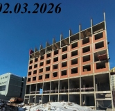 Ход строительства дома секция 2 в ЖК Нью Лайф -