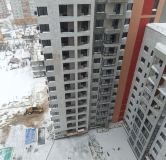 Ход строительства дома 1 в ЖК Крылья -