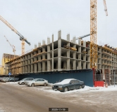 Ход строительства дома 45 в ЖК Европейский Берег -