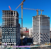 Ход строительства дома № 42, корпус 1 в ЖК Страна.Прибрежная -