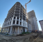 Ход строительства дома 1 в ЖК Речной квартал -