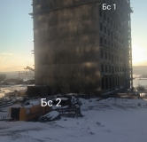 Ход строительства дома 44 в ЖК Salut -