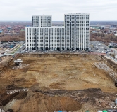 Ход строительства дома 117, корпус 9 (ГП-2) в ЖК Фатера -
