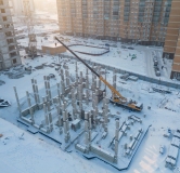 Ход строительства дома 3.2.1 в ЖК Остров на Норильской -