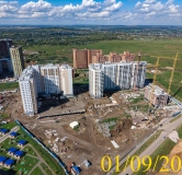 Ход строительства дома 11 в Микрорайон Нанжуль-Солнечный -