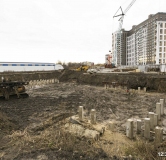 Ход строительства дома 2.1, 2.2 в ЖК Новобережье -