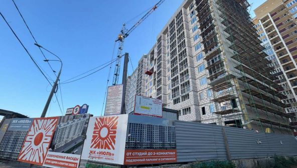Как выглядит нижегородский ЖК «Июль» незадолго до ввода в эксплуатацию