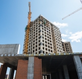Ход строительства дома 42/1 (ГП-2) в ЖК Фора -