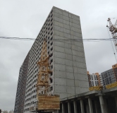 Ход строительства дома № 107, 2 секция в ЖК Боровое -