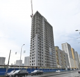 Ход строительства дома 1В в ЖК На Тенистой -