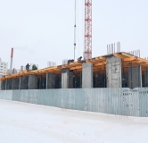 Ход строительства дома 9 в ЖК Медиана -