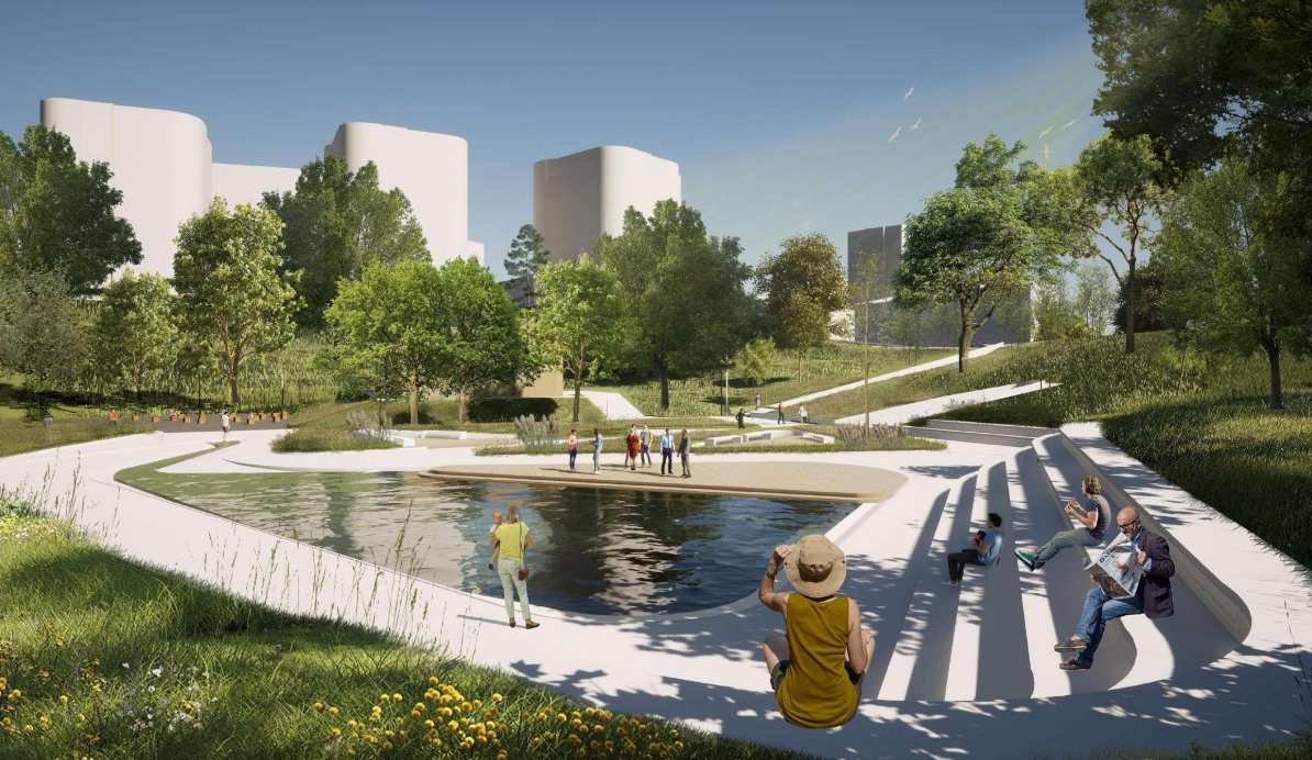 Инженерную подготовку территории террасного парка завершают в Нижнем Новгороде - фото 1