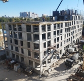 Ход строительства дома № 1 в ЖК По ул. Спортивная -