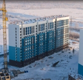 Ход строительства дома 1 в ЖК Самоцветы -