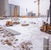 Ход строительства дома 19.5, 3 очередь в ЖК А Плюс -