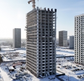 Ход строительства дома № 117, корпус 12 (4А) в ЖК Фатера -