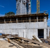 Ход строительства дома 2 в ЖК Динамика -