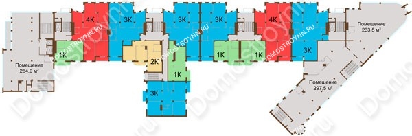 ЖК Бояр Палас - планировка 2 этажа