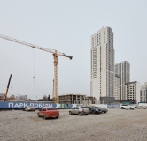 Ход строительства дома 1.3 в ЖК Парк Победы -