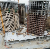 Ход строительства дома 42/1 (ГП-3) в ЖК Фора -