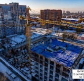 Ход строительства дома 1 в ЖК Citatum -