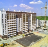 Ход строительства дома 1.1, 1 этап в ЖК Солнечный -