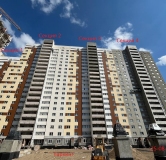 Ход строительства дома секция 5 в ЖК Развитие -