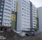 Ход строительства дома 1 в ЖК Экопарк Лесная гавань -