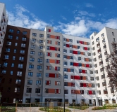 Ход строительства дома 2.4 в ЖК Кантри -