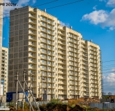 Ход строительства дома 2 в ЖК Медовый -