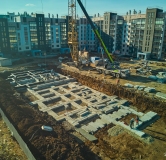 Ход строительства дома 3 в ЖК Атмосфера -